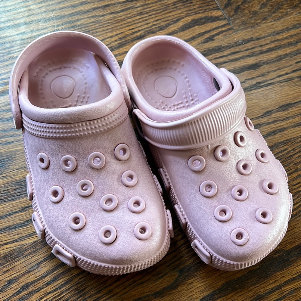 Pink “Crocs” NWOT